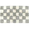 MACKENZIE-CHILDS Checkerboard Bath Rug, Washable Bath Mat for Restroom Decor, 24″ x 40″, Navy-Blue-and-White Check(Grey)