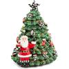 MACKENZIE-CHILDS Christmas Tree Rotating Music Box, Christmas Musical Box for Holiday Decor, Courtly Christmas