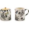 MACKENZIE-CHILDS Creamer and Sugar-Bowl Set, Cream Dispenser and Sugar Holder, Unique Kitchen Decor, Butterfly Toile