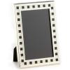 MACKENZIE-CHILDS Decorative Picture Frame, 4″ x 6″, Black-and-White Celebrate