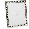 MACKENZIE-CHILDS Decorative Picture Frame, Standing Picture Frame, 8″ x 10″, Black-and-White Celebrate
