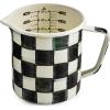 MACKENZIE-CHILDS Enamel 7-Cup Measuring Cup, Decorative Measuring Cup with Spout, Black-and-White Courtly Check(Courtly Check)