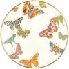 MACKENZIE-CHILDS Enamel Salad and Dessert Plate, Small Plate for a Dessert or Appetizer Dish, 8 Inches, Butterfly Garden(Butterfly Garden)