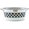 MACKENZIE-CHILDS Galvanized Beverage Bucket, Decorative Outdoor Galvanized Tub for Drinks, Spectator