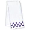 MACKENZIE-CHILDS Hand Towel, Cute Decorative Hand Towel for Bathroom and Kitchen, Black-and-White Black Check Border(Plum Check Border)