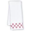 MACKENZIE-CHILDS Hand Towel, Cute Decorative Hand Towel for Bathroom and Kitchen, Black-and-White Black Check Border(Rose Check Border)