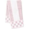 MACKENZIE-CHILDS Hand Towel, Cute Decorative Hand Towel for Bathroom and Kitchen, Blue-and-White Royal Check(Rosy Stripe)