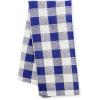 MACKENZIE-CHILDS Linen Dish Towel, Decorative Kitchen Towel, Tan Check(Navy Check)