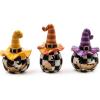 MACKENZIE-CHILDS Mini Happy Jack Pumpkins, Resin Halloween Decor for Home Decoration, Set of 3