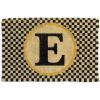 MACKENZIE-CHILDS Monogrammed Entrance Mat, Monogram Welcome Mat, Indoor/Outdoor Front-Door Mat, D(E)
