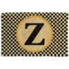 MACKENZIE-CHILDS Monogrammed Entrance Mat, Monogram Welcome Mat, Indoor/Outdoor Front-Door Mat, D(Z)