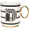MACKENZIE-CHILDS My Mug, Decorative Ceramic Coffee Mug with Handle, T(D)