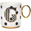 MACKENZIE-CHILDS My Mug, Decorative Ceramic Coffee Mug with Handle, T(G)