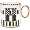 MACKENZIE-CHILDS My Mug, Decorative Ceramic Coffee Mug with Handle, T(H)