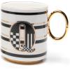 MACKENZIE-CHILDS My Mug, Decorative Ceramic Coffee Mug with Handle, T(Q)