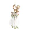 MACKENZIE-CHILDS Patience Brewster Dash Away Christmas Ornament, Indoor Christmas Decorations for The Christmas Tree, Dasher(Vixen Reindeer)