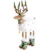 MACKENZIE-CHILDS Patience Brewster Dash Away Figurine, Christmas Home Decor, Mrs. Santa(Dash Away Blitzen Reindee)