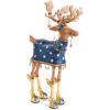 MACKENZIE-CHILDS Patience Brewster Dash Away Figurine, Christmas Home Decor, Mrs. Santa(Dash Away Comet Reindeer)