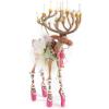 MACKENZIE-CHILDS Patience Brewster Dash Away Figurine, Christmas Home Decor, Mrs. Santa(Dash Away Dancer Reindeer)