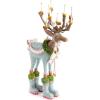 MACKENZIE-CHILDS Patience Brewster Dash Away Figurine, Christmas Home Decor, Mrs. Santa(Dash Away Dasher Reindeer)