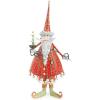 MACKENZIE-CHILDS Patience Brewster Dash Away Figurine, Christmas Home Decor, Mrs. Santa(Dash Away Dashing Santa)