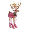 MACKENZIE-CHILDS Patience Brewster Dash Away Figurine, Christmas Home Decor, Mrs. Santa(Dash Away Donna Reindeer)