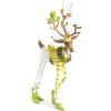 MACKENZIE-CHILDS Patience Brewster Dash Away Figurine, Christmas Home Decor, Mrs. Santa(Dash Away Prancer Reindeer)