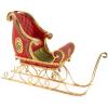 MACKENZIE-CHILDS Patience Brewster Dash Away Figurine, Christmas Home Decor, Mrs. Santa(Dash Away Sleigh)