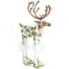 MACKENZIE-CHILDS Patience Brewster Dash Away Figurine, Christmas Home Decor, Mrs. Santa(Dash Away Vixen Reindeer)