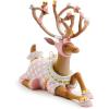 MACKENZIE-CHILDS Patience Brewster Dash Away Figurine, Christmas Home Decor, Mrs. Santa(Sitting Cupid Reindeer)