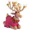 MACKENZIE-CHILDS Patience Brewster Dash Away Figurine, Christmas Home Decor, Mrs. Santa(Sitting Donna Reindeer)