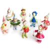 MACKENZIE-CHILDS Patience Brewster Mini Ornaments Set, Mini Christmas Ornaments, Dash Away Elves