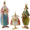 MACKENZIE-CHILDS Patience Brewster Nativity Figurine, Christmas Nativity Home Decor, Palm Tree(Magi Figures)
