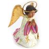 MACKENZIE-CHILDS Patience Brewster Nativity Figurine, Christmas Nativity Home Decor, Palm Tree(World Praying Angel)