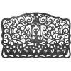 MACKENZIE-CHILDS Rubber Door Mat, Decorative Outdoor Floor or Front Door Mat, 36″ L x 24″ W, Queen Bee(Mrs Powers Rubber)