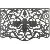 MACKENZIE-CHILDS Rubber Door Mat, Decorative Outdoor Floor or Front Door Mat, 36″ L x 24″ W, Queen Bee(Queen Bee Rubber)