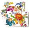 MACKENZIE-CHILDS Set of 4 Cork-Back Placemats, Hard-Finish Table Mats, (Color) Flower Market(White Flower Market)