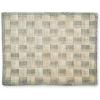 MACKENZIE-CHILDS Set of 4 Sinamay Placemats, Durable Woven Table Mats, Black(Gray)