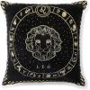 MACKENZIE-CHILDS Throw Pillow, Decorative Astrological Cotton Pillow for Living Room, 18×18, Taurus Zodiac(Leo)