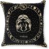 MACKENZIE-CHILDS Throw Pillow, Decorative Astrological Cotton Pillow for Living Room, 18×18, Taurus Zodiac(Virgo)