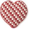 MACKENZIE-CHILDS Throw Pillow, Decorative Pillow, Red-and-White Check Heart