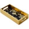 MACKENZIE-CHILDS Twilight Toile Vanity Tray with Handles, Rectangular Tray for Dresser and Home Decor(Twilight Toile)