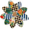 MACKENZIE-CHILDS Wallflower, Hanging Floral Wall Decor, Large(11″L x 11″W)