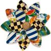 MACKENZIE-CHILDS Wallflower, Hanging Floral Wall Decor, Large(7″L x 7″W)