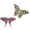 MacKenzie-Childs Pasture Butterflies Duo, Hanging Butterfly Wall Decor, Set of 2