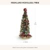 MACKENZIE-CHILDS Tabletop Christmas Tree, Decorative Tree for Christmas Decor, Highland Nostalgia(Highland Nostalgia)