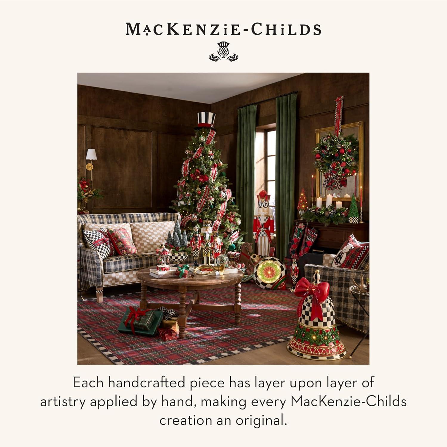 imageMACKENZIECHILDS Decorative Nutcracker Figurine Wooden Nutcracker Christmas Home Decor Check It Out TeacupSisal Tree