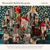 MACKENZIE-CHILDS Decorative Nutcracker Figurine, Wooden Nutcracker Christmas Home Decor, Check It Out Teacup(Christmas)