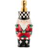 MACKENZIE CHILDS Ceramic Soap Pump, Liquid Soap Dispenser, Check It Out Nutcracker