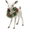 MACKENZIE-CHILDS Dearest Deer Statue, Indoor Christmas Home Decor, Holiday Deer Decor